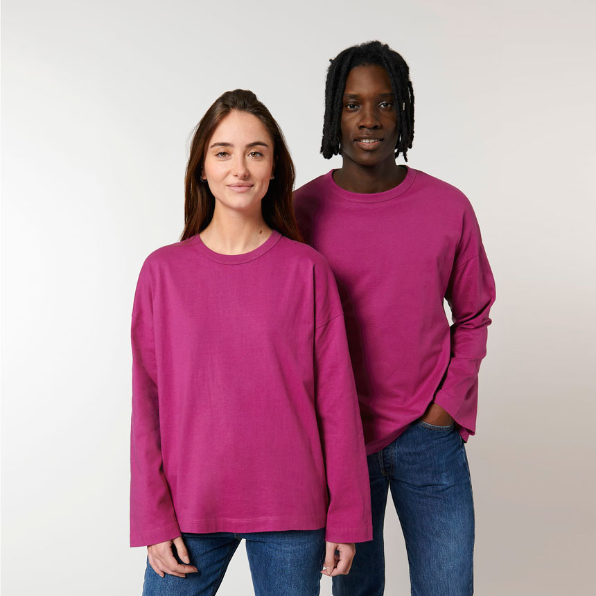 STTU790-TRIBER-THE UNISEX OVERSIZED LONG SLEEVE T-SHIRT